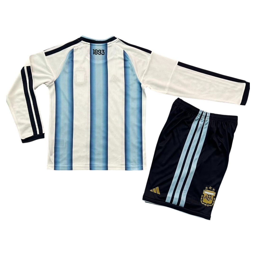 Kit Criança Principal Argentina 2026 Manga Comprida - Kickeoffss