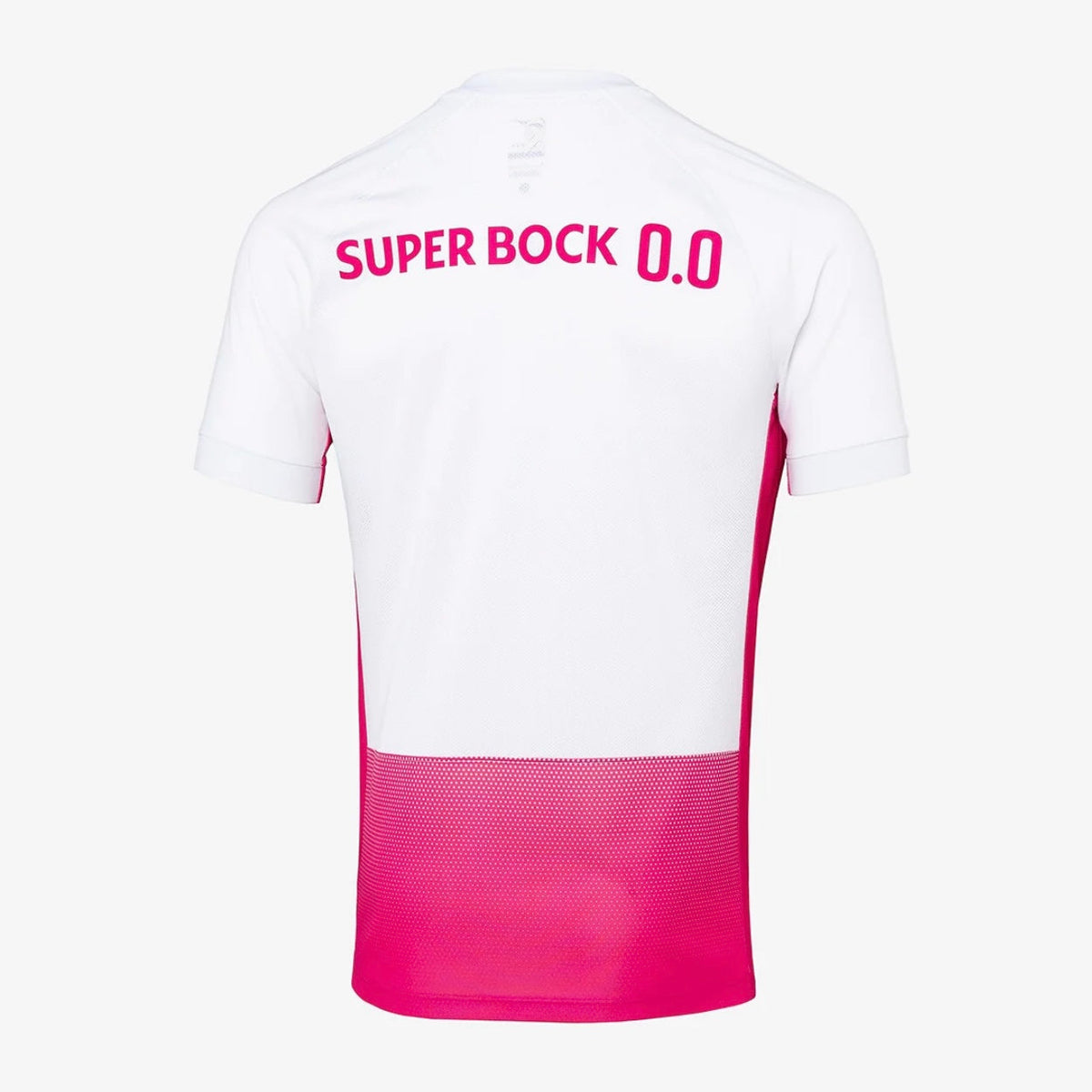 Camisola rosa pink October Sporting Velukz, camiseta de algodão com estampa comemorativa, vista frontal.