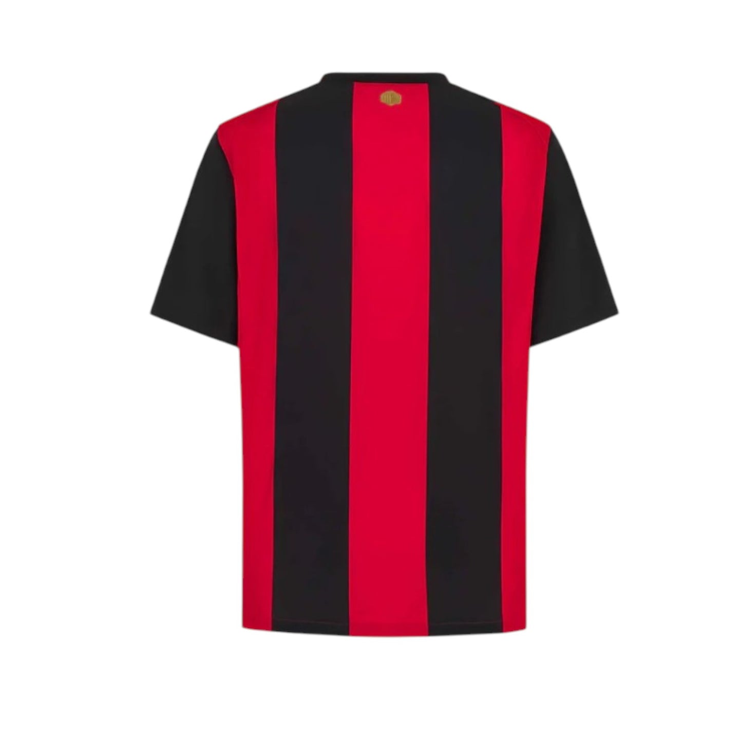 Camisa T-Shirt Principal AC Milan 26/27 da Velukz, camiseta branca com detalhes do time e logotipo do AC Milan.