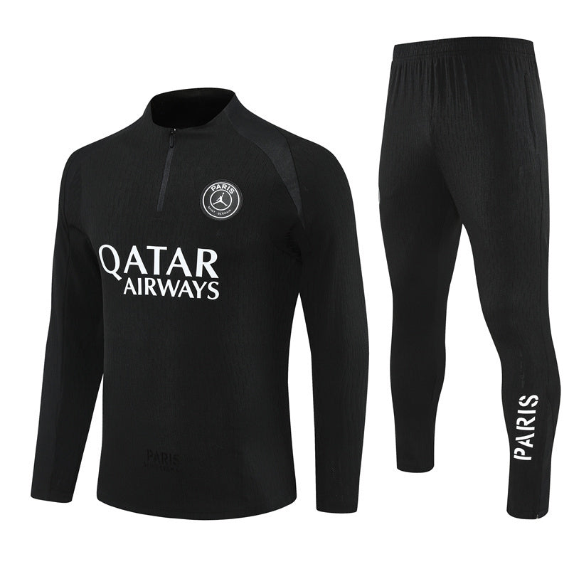 Fato de Treino meio Zipper PSG Black - Kickeoffss