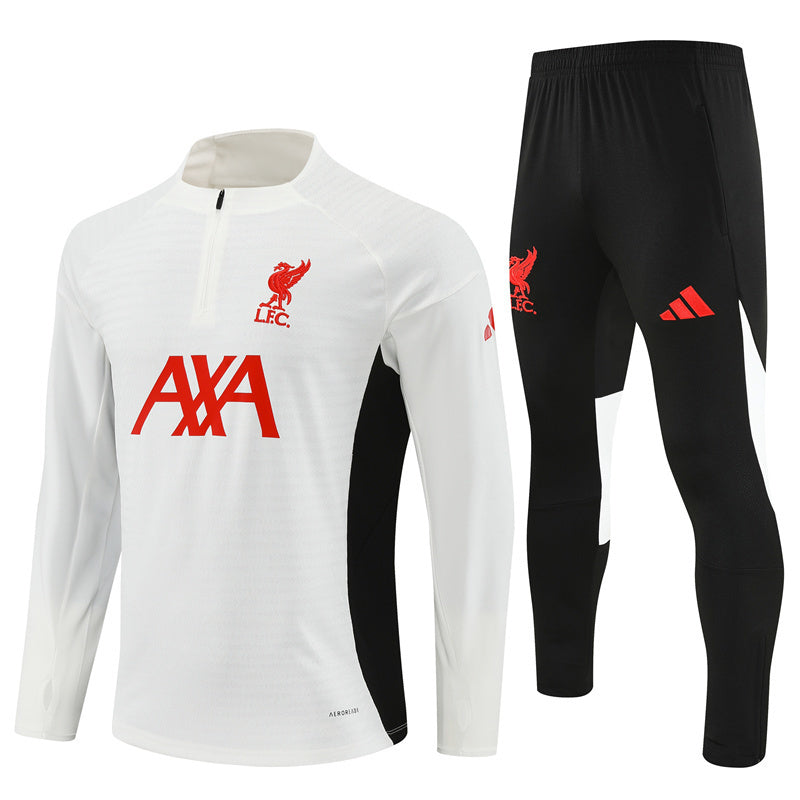 Fato de Treino Branco Liverpool 25/26 - Kickeoffss