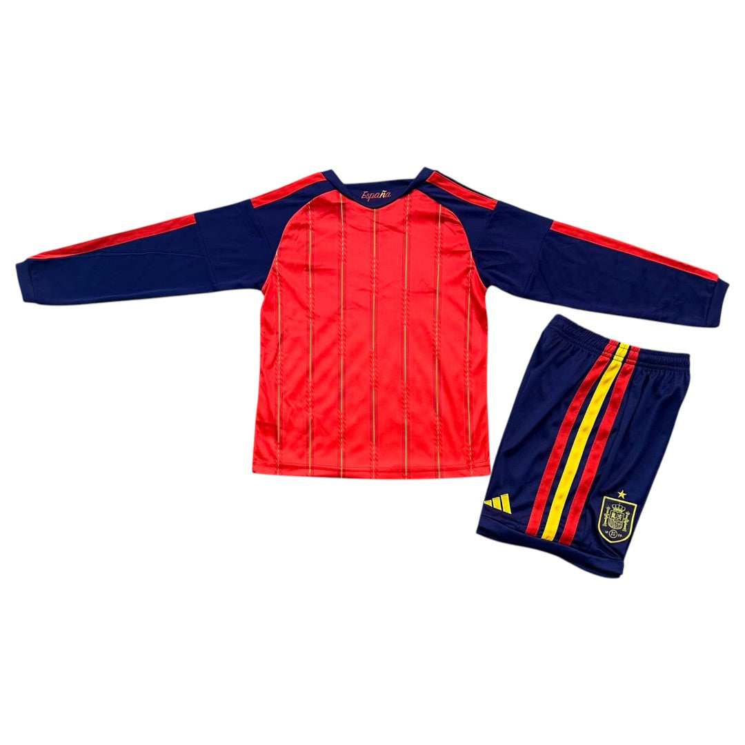Kit Criança Principal Espanha 2026 Manga Comprida - Kickeoffss