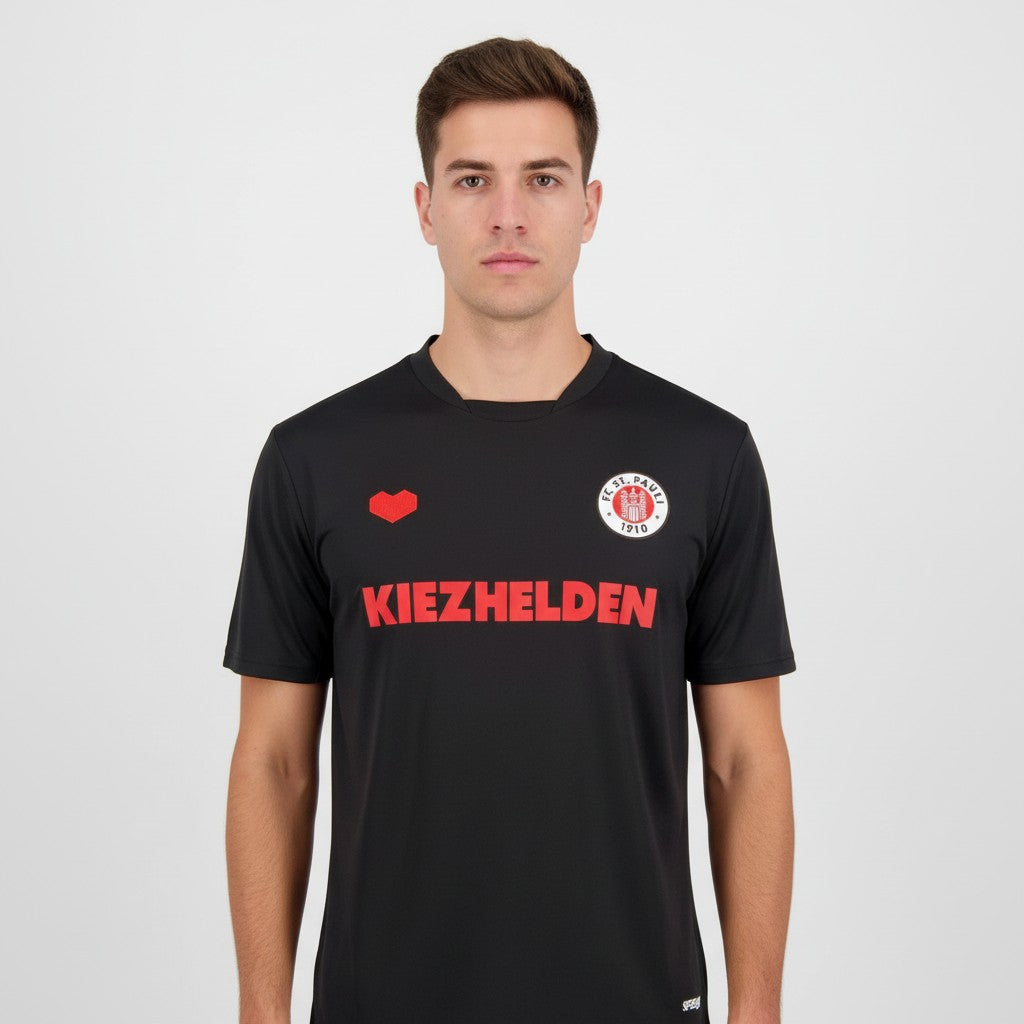 Retro St. Pauli 3rd T-Shirt from Velukz featuring a classic design and vibrant colors, ideal for fans.