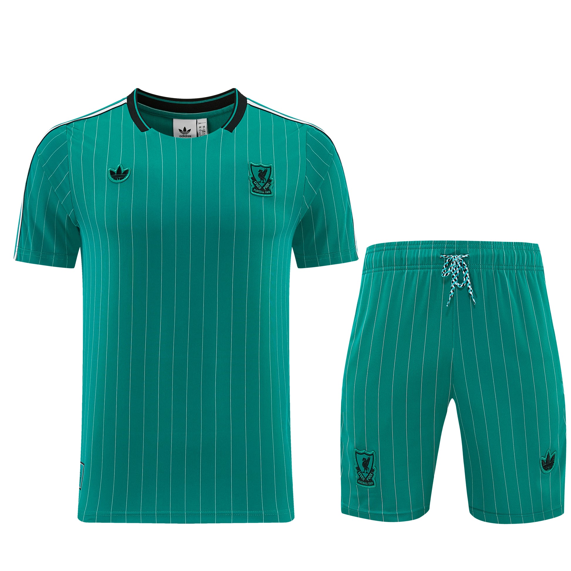 Conjunto Velukz LifeStyle Liverpool com camisola e calças em tecido confortável, cor cinza claro, para uso casual e desportivo.
