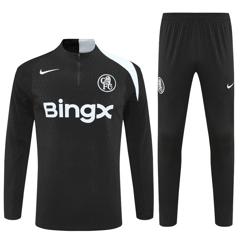 Fato de Treino Total 90 Preto Chelsea 25/26 - Kickeoffss