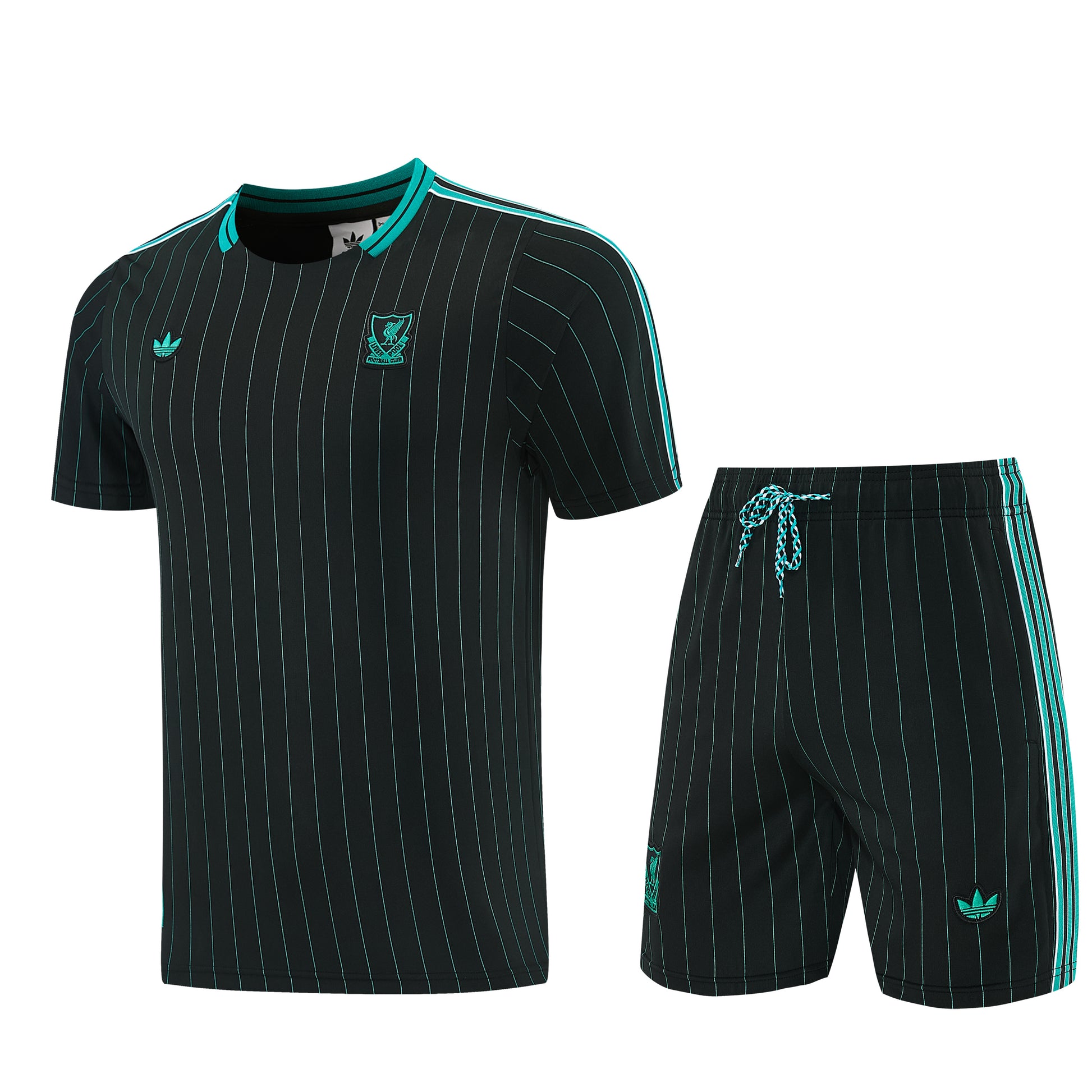 Conjunto LifeStyle Liverpool da marca Velukz, com top e calças em tecido confortável, em cores vibrantes.