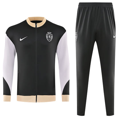 Fato Treino Sporting Full Zipper 24/25 - Kickeoffss