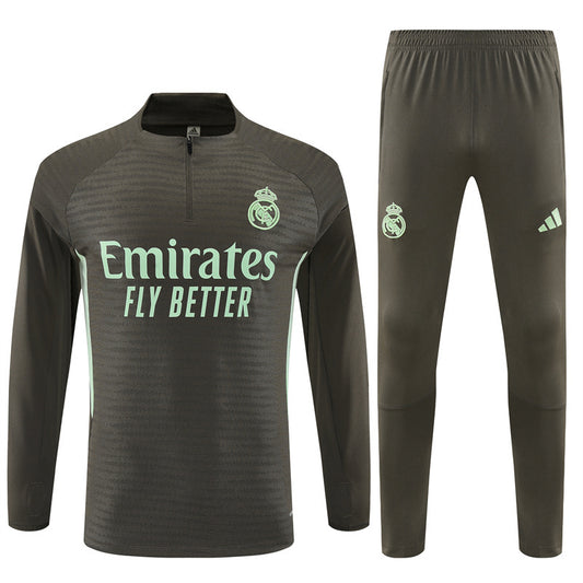 Fato de Treino Verde Escuro Real Madrid 25/26 - Kickeoffss