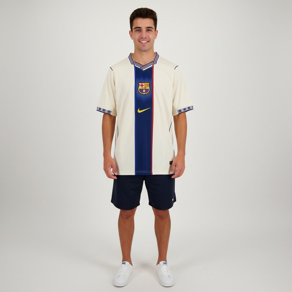 Velukz T-Shirt Treino Barcelona 26/27 featuring team colors and logo, designed for training and casual wear.