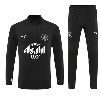 Fato de Treino Preto Manchester City 25/26 - Kickeoffss