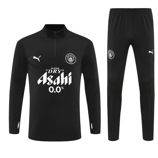 Fato de Treino Preto Manchester City 25/26 - Kickeoffss