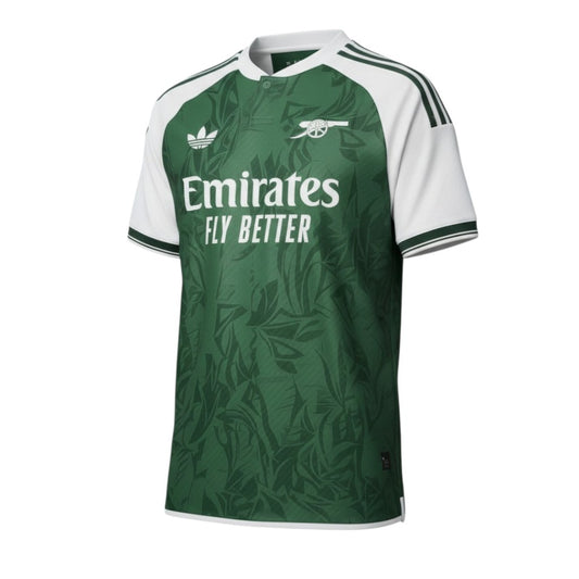Camisa T-Shirt Especial Arsenal da Velukz, com design do clube de futebol Arsenal, exibida na imagem com detalhes do logotipo.