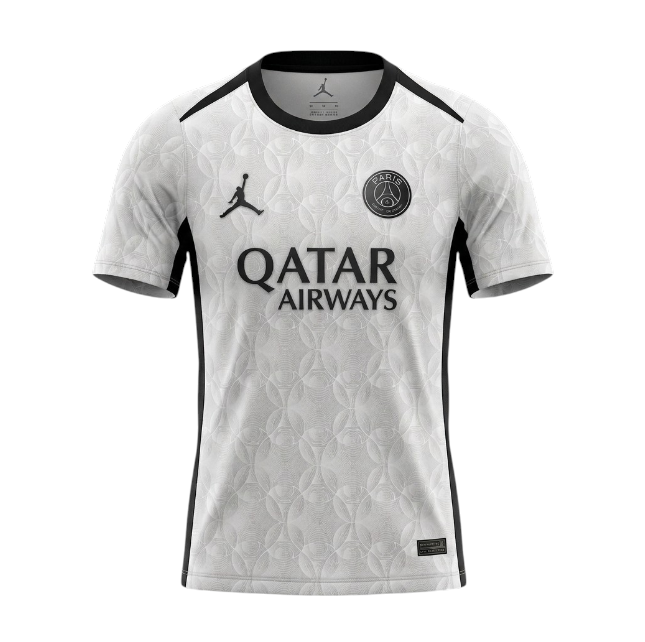 Camiseta de treino PSG 26/27 da Velukz, em tecido confortável com detalhes do clube.