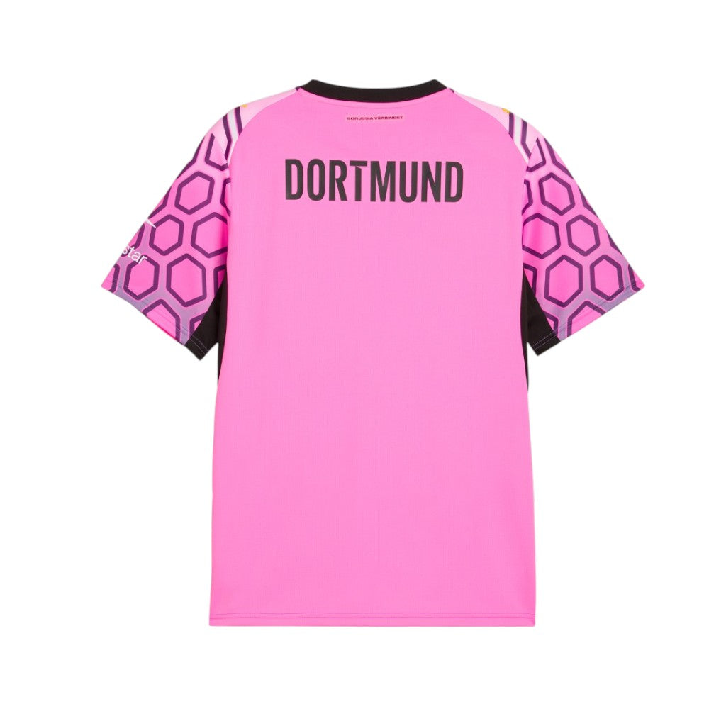 Camisa T-Shirt Borussia Dortmund Guarda-Redes 26/27 da marca Velukz, com detalhes do uniforme do time.