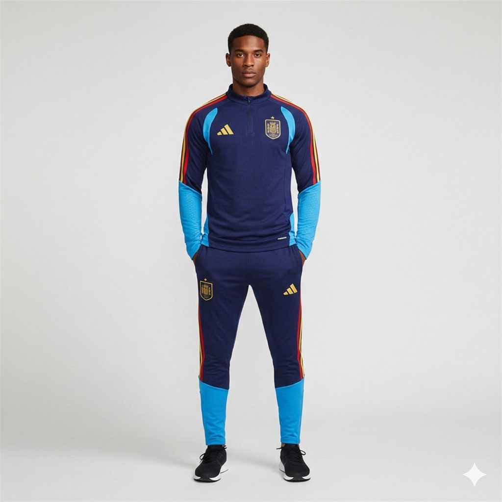 Fato de Treino meio Zipper Espanha 26/27 - Kickeoffss
