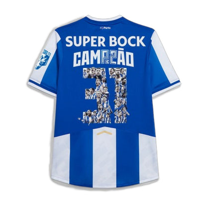 Camiseta principal do time Porto 25/26 da Velukz, com design de destaque e logo do clube, vista de frente.