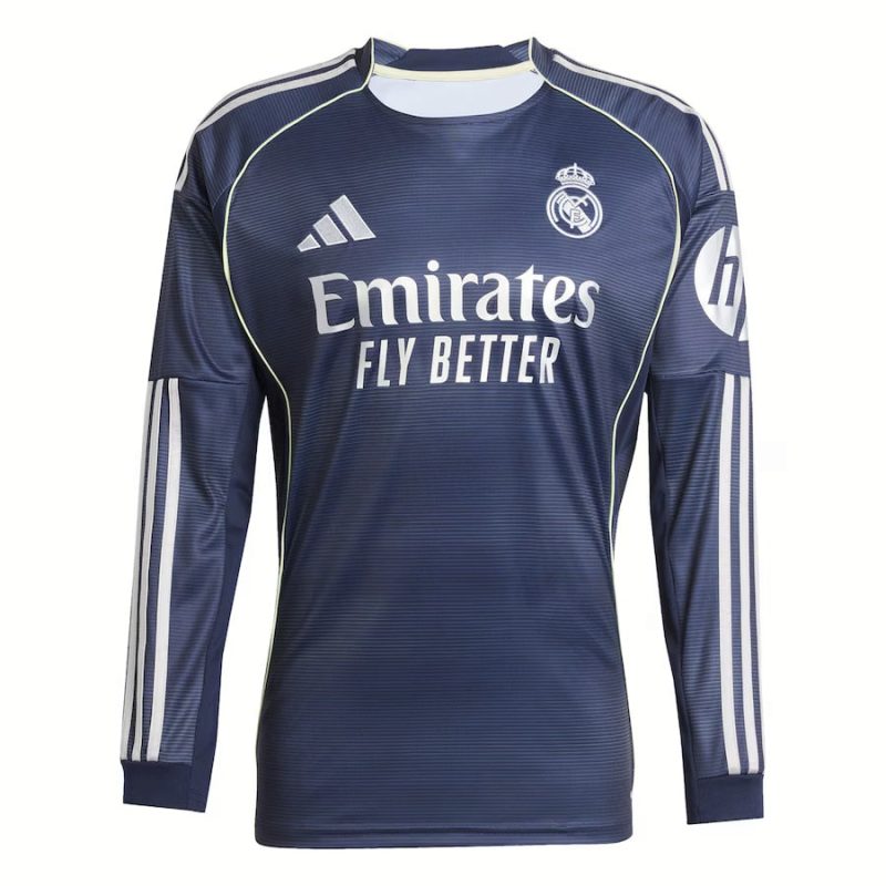 T-Shirt Alternativa Real Madrid 25/26 Manga Comprida
