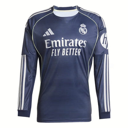 T-Shirt Alternativa Real Madrid 25/26 Manga Comprida