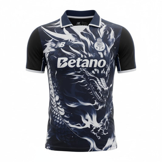 Camiseta Porto Especial da marca Velukz, modelo de algodão com estampa exclusiva, cor branca e gola redonda.