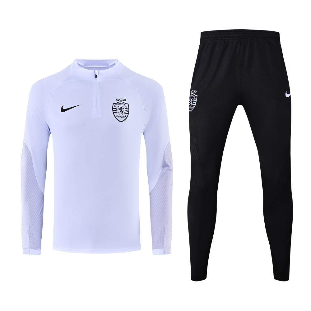Fato de Treino Sporting Branco - Kickeoffss