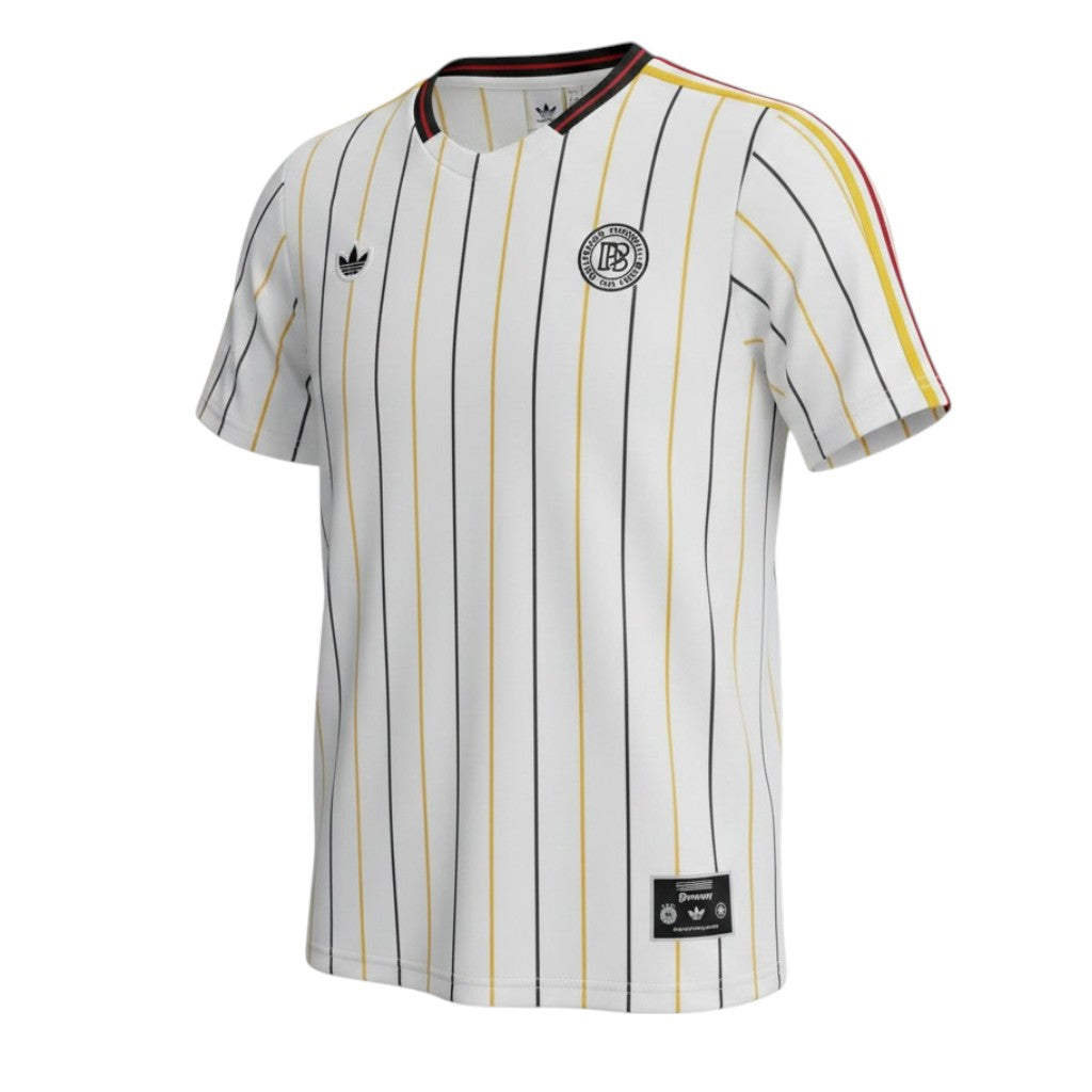 Camisa T-Shirt Alemanha Retro Casual da marca Velukz, com estampa vintage e estilo casual, exibida na imagem alemã.