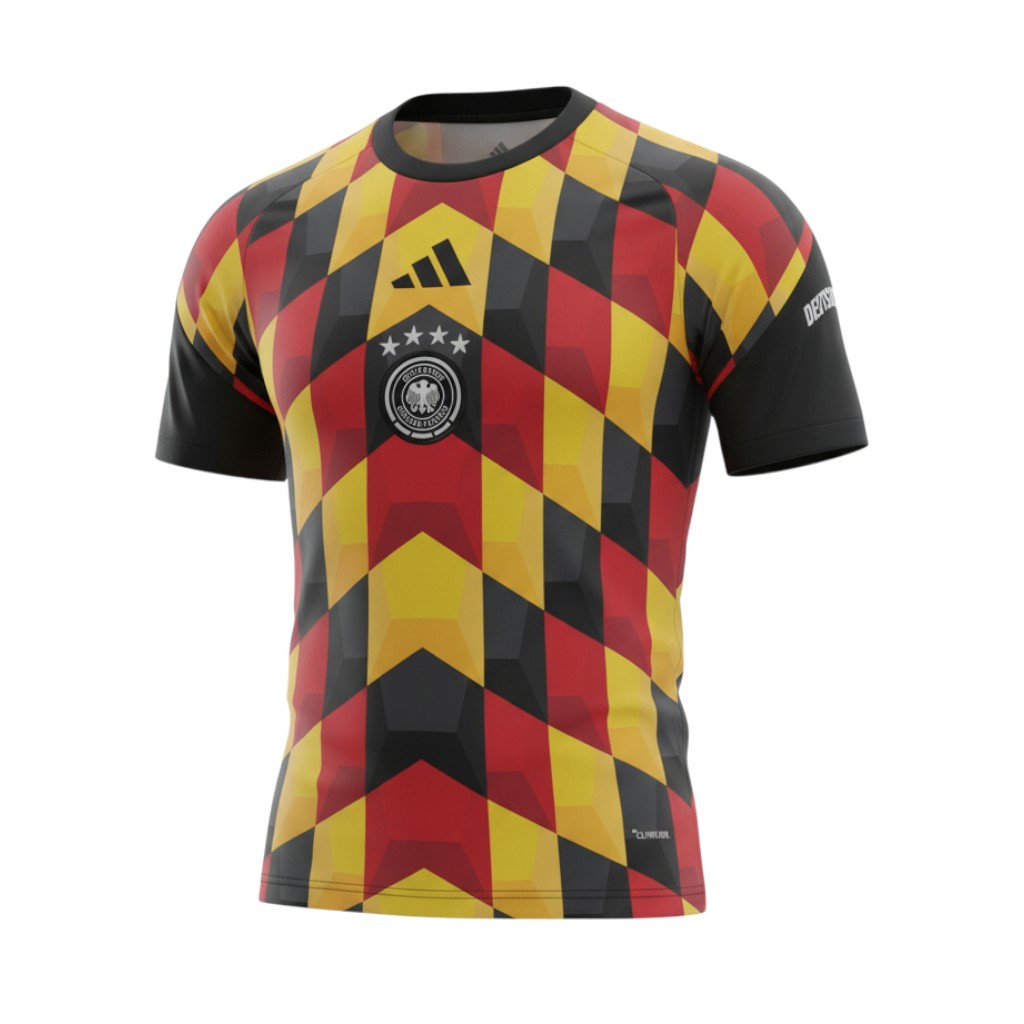 T-Shirt Pé-Jogo Alemanha World Cup 2026
