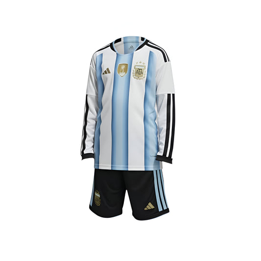 Kit Criança Principal Argentina 2026 Manga Comprida