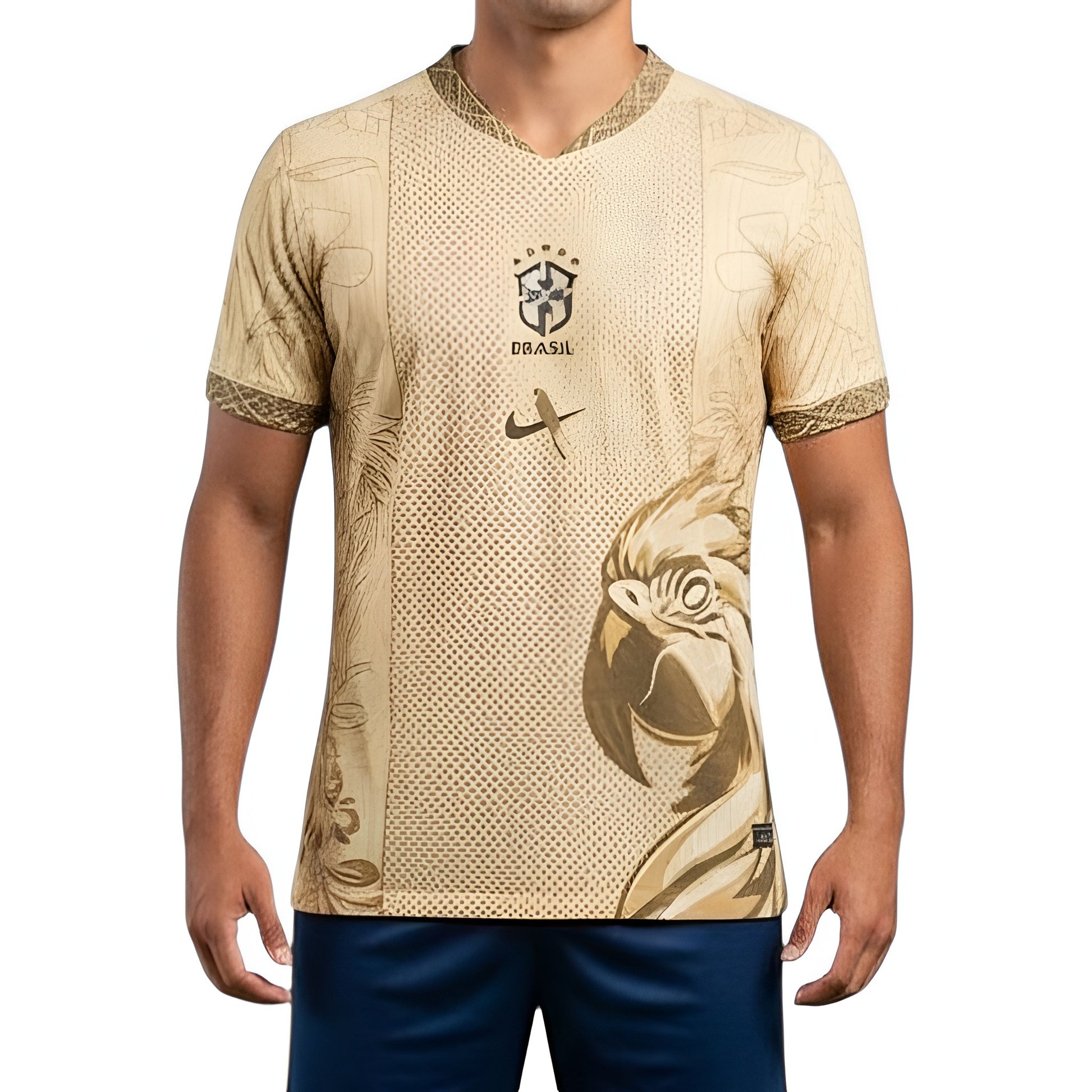 Camiseta especial do Brasil da marca Velukz, com design colorido e padrão de camiseta, vista frontal na imagem bar_3_1.jpg