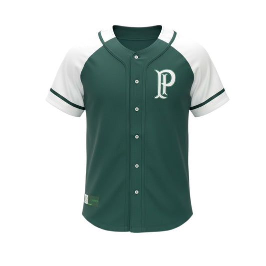 Velukz T-Shirt Especial Baseball Palmeiras 25/26 featuring a classic design and vibrant team colors.