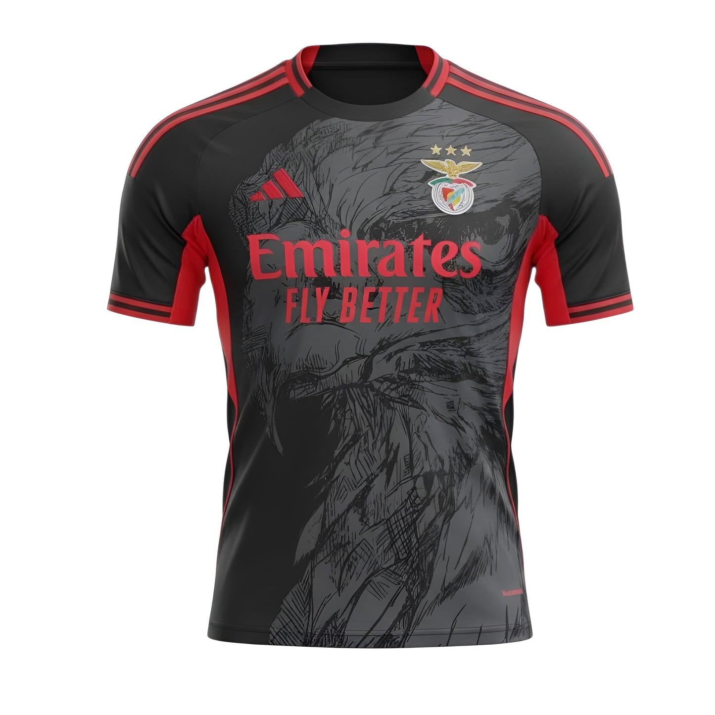 Camisa T-Shirt Especial Benfica da Velukz, com logo do clube, em tecido confortável e design exclusivo, ideal para fãs do Benfica.