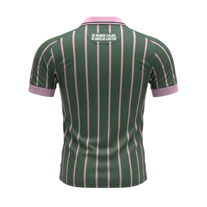 Camisa T-Shirt Velukz Real Betis Balompié Mulher 2025/26 com logotipo do clube e design em verde e branco.