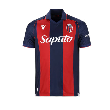 Camisa principal do Bolonha FC 26/27 da marca Velukz, camiseta azul com detalhes do time e logotipo na frente.