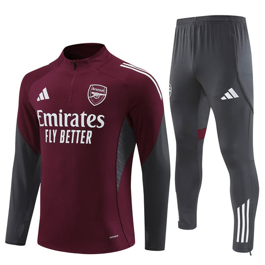 Fato de Treino meio Zipper Arsenal 25/26 - Kickeoffss