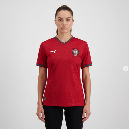 T-Shirt Principal Portugal Mulher 2026 - Kickeoffss