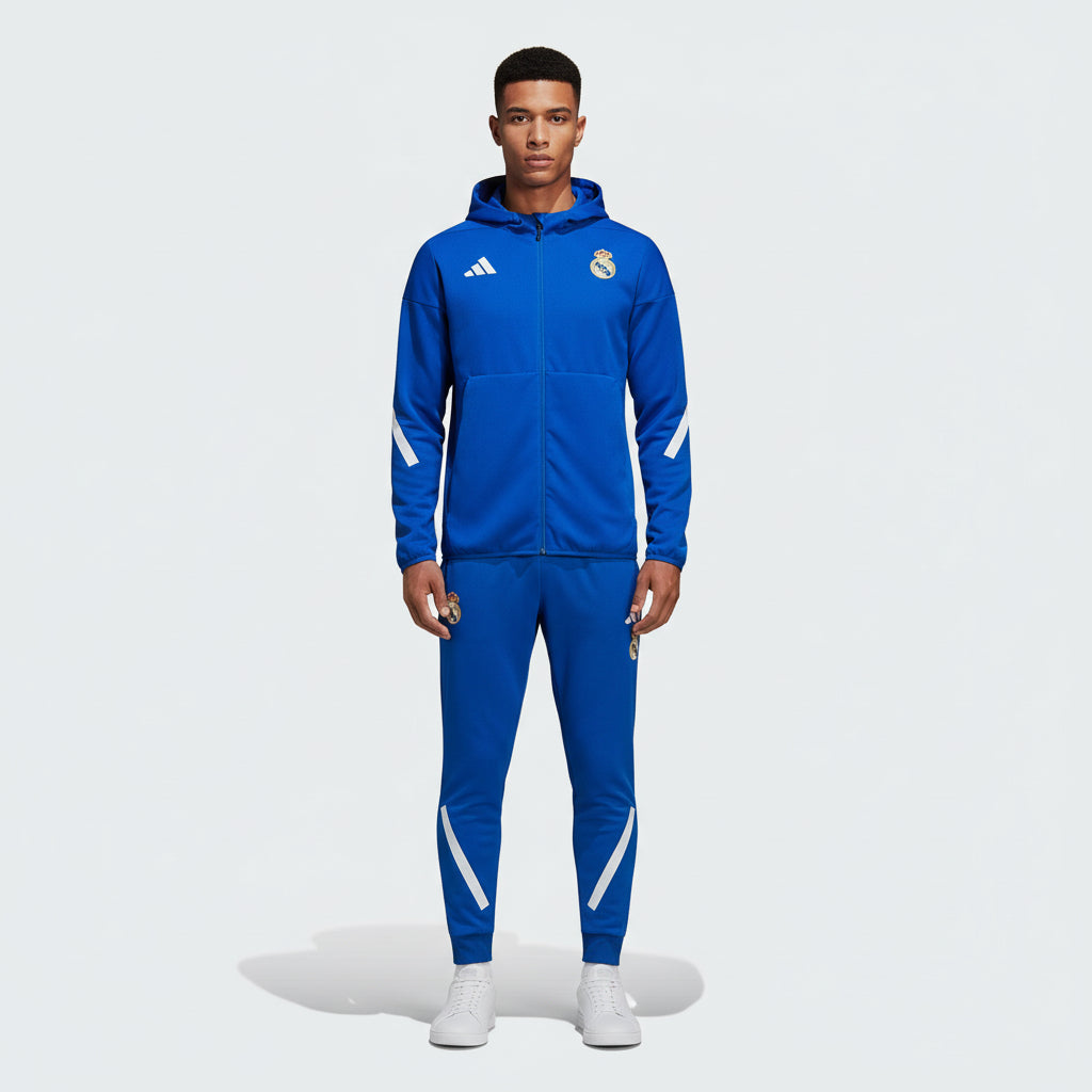 Conjunto Casaco Real Madrid - Kickeoffss