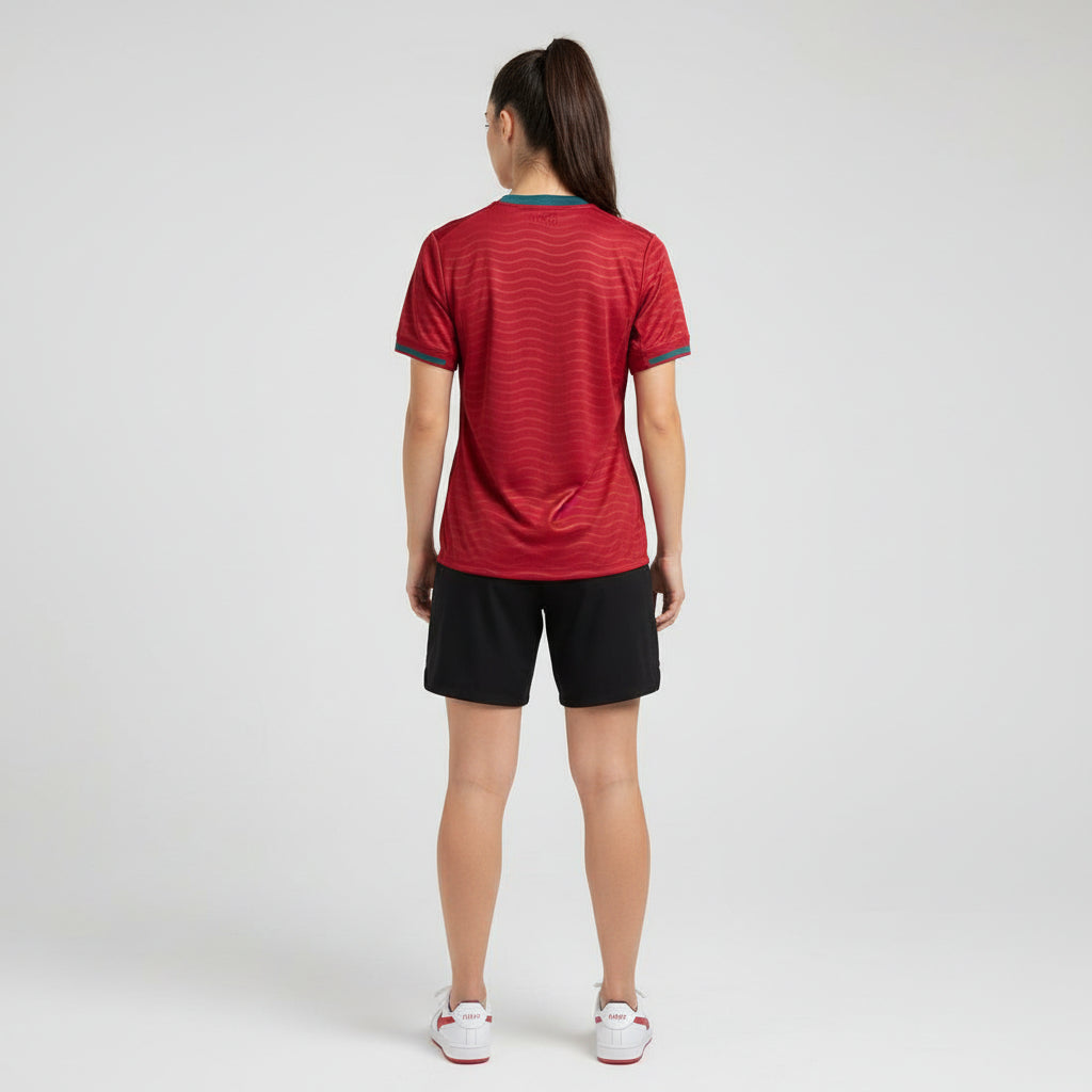 T-Shirt Principal Portugal Mulher 2026 - Kickeoffss
