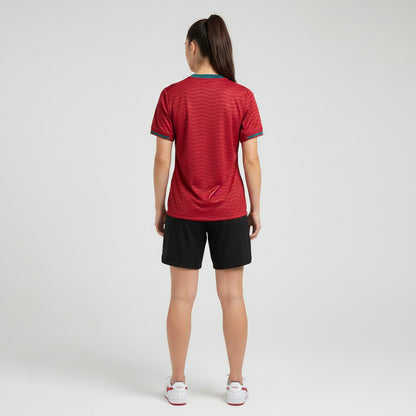T-Shirt Principal Portugal Mulher 2026 - Kickeoffss