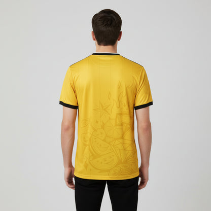 T-Shirt Amarela Itália - Kickeoffss