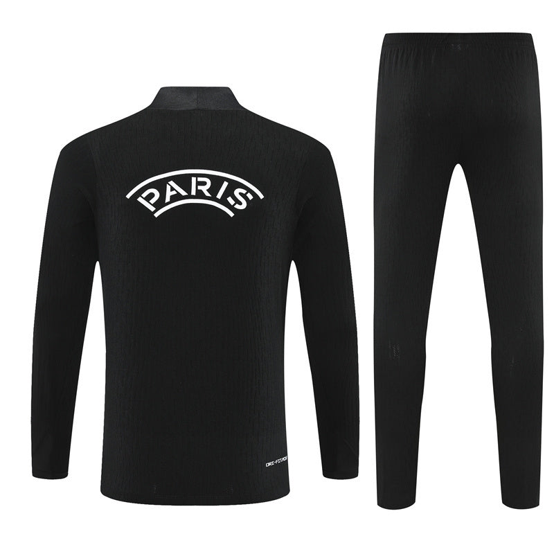 Fato de Treino meio Zipper PSG Black - Kickeoffss