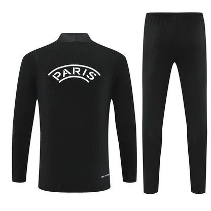 Fato de Treino meio Zipper PSG Black - Kickeoffss