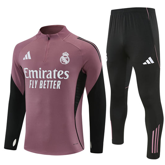Fato de Treino meio Zipper Real Madrid 25/26 - Kickeoffss