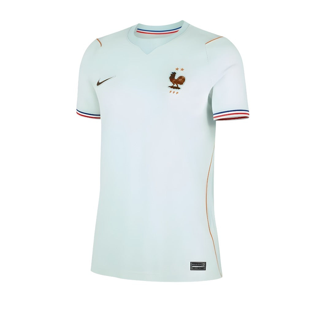 Camisa T-Shirt feminina Velukz França 2026, estilo alternativo, com design inspirado na seleção francesa de futebol.