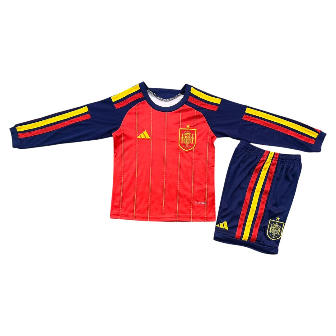 Kit Criança Principal Espanha 2026 Manga Comprida - Kickeoffss