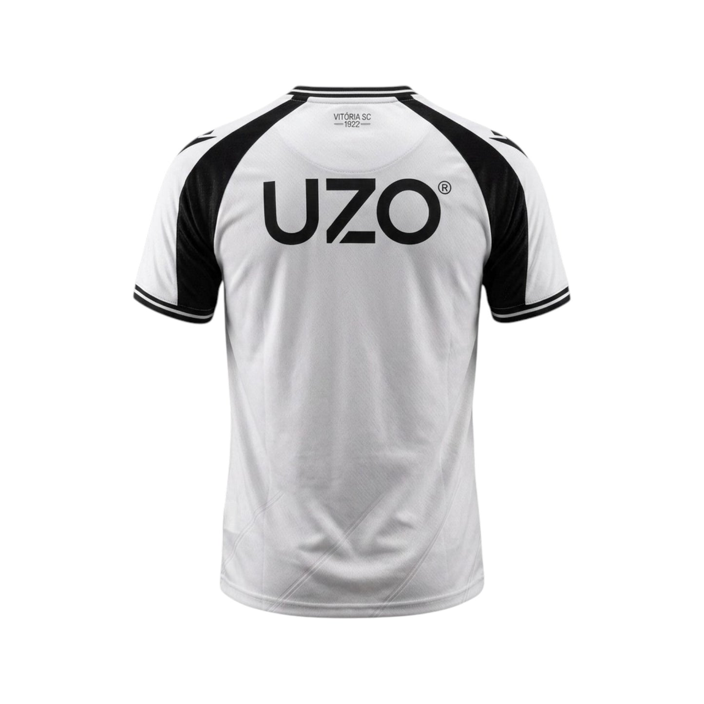 Camisola principal do Vitória SC Guimarães 26-27, camiseta de futebol da Velukz, com detalhes do time e cores oficiais.