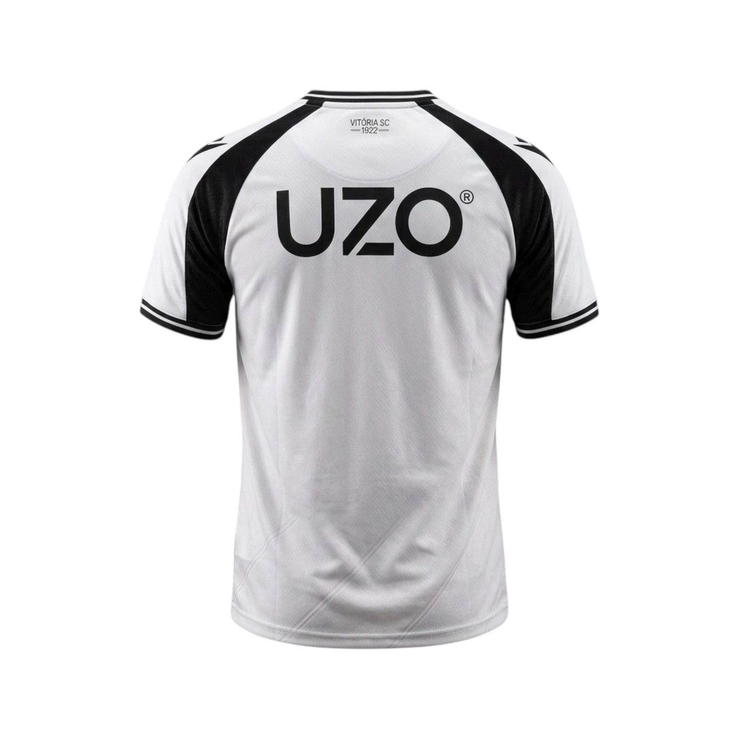 Camisola principal do Vitória SC Guimarães 26-27, camiseta de futebol da Velukz, com detalhes do time e cores oficiais.