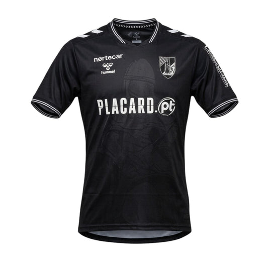 Camisola alternativa Vitória SC V. Guimarães 26-27 da Velukz, camiseta do time em cores azul e branco com logo na frente.
