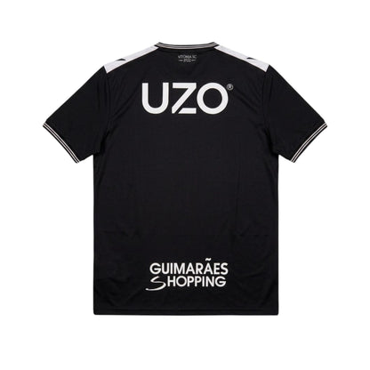 Camisa T-Shirt Vitória SC Velukz Alternativa V. Guimarães 26-27, em tecido preto com detalhes do time.
