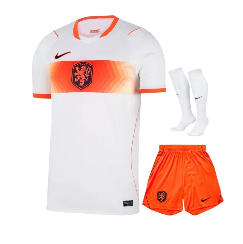Kit criança Velukz Países Baixos 26/27 com tênis coloridos e detalhes da Holanda, ideal para crianças.