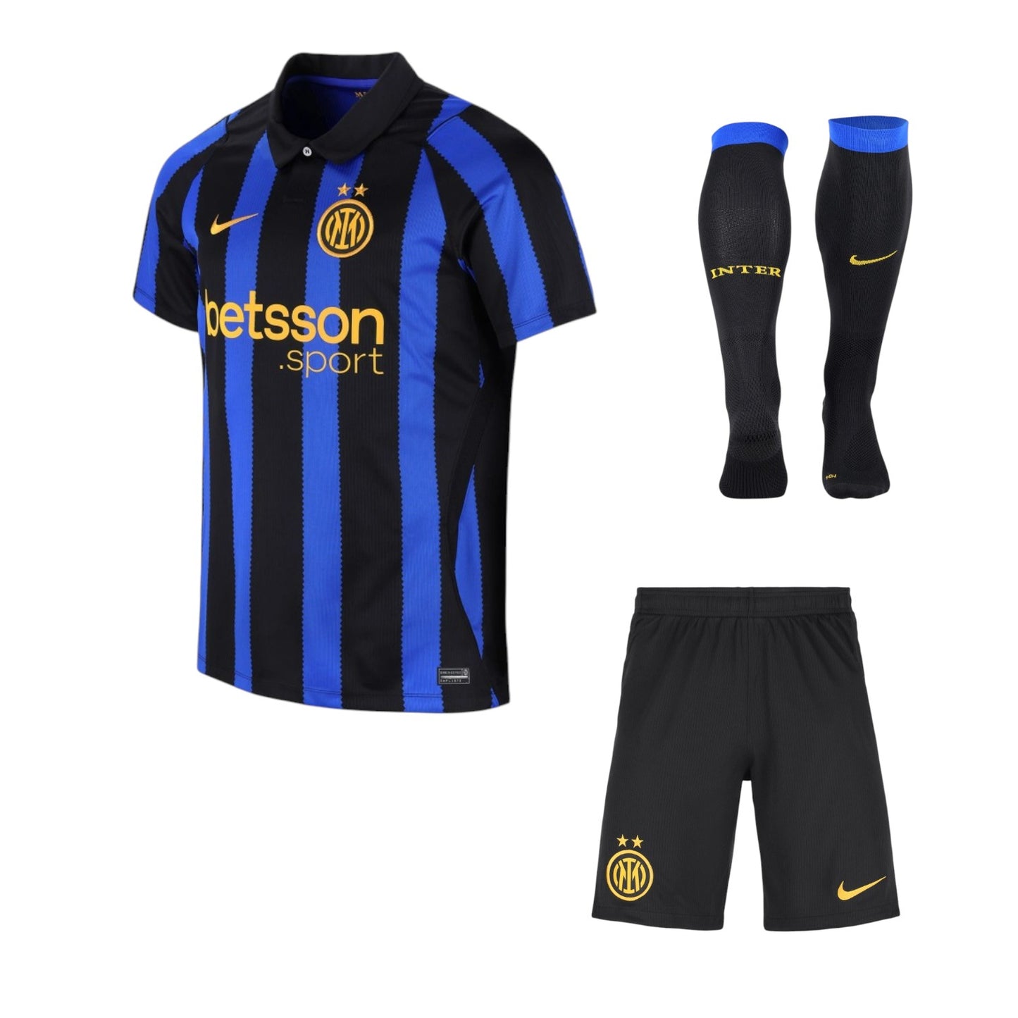 Conjunto de meia infantil Inter Milão para crianças, modelo Velukz, tamanho 26/27, com design esportivo e confortável