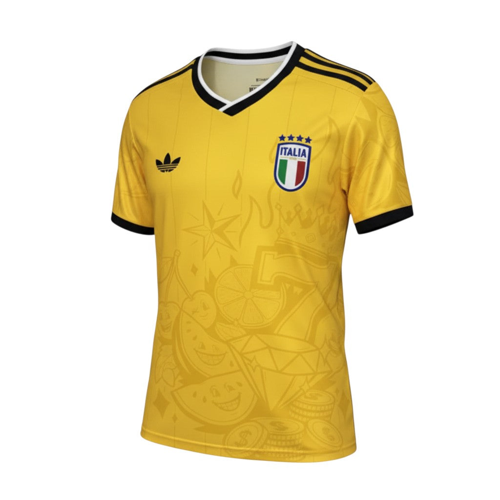 T-Shirt Amarela Itália - Kickeoffss
